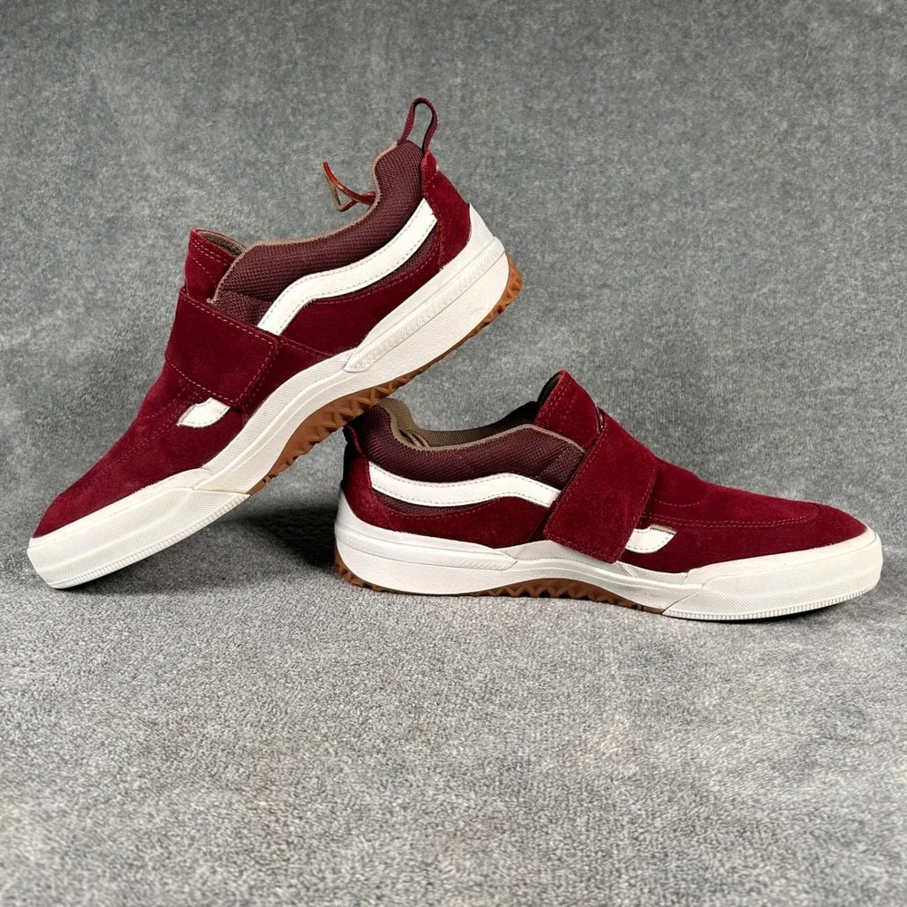 Vans Kyle Walker Pro 2 Port Walnut Red Suede Slip On Skate Shoes Mens 10.5